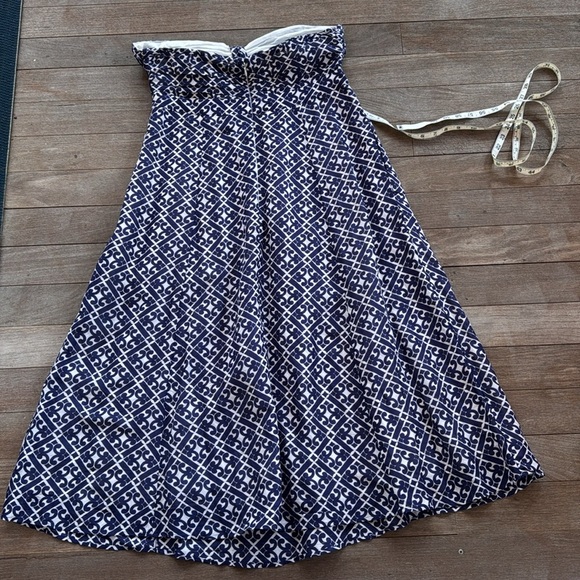 Boden halter dress, navy and white, size 10 - Picture 13 of 16
